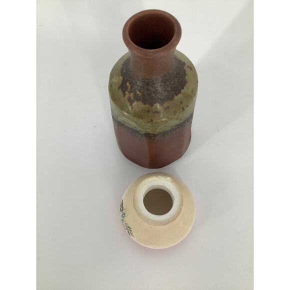 Lot of 7 Vintage Japanese Ceramic Handpainted Saki Tea Set Pitchers & Cups L20-3 - Picture 7 of 7